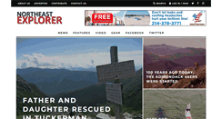 Desktop Screenshot of northeastexplorer.com