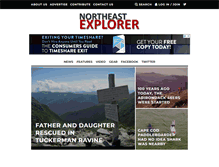 Tablet Screenshot of northeastexplorer.com